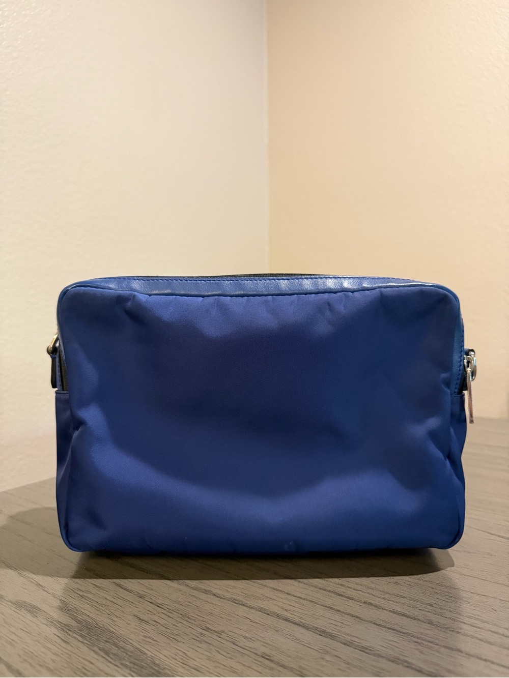 Fendi Blue Leather / Nylon Crossbody Bag - Picture 4 of 4